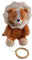 Noukie's - Mini Peluche Musicale Babou - Doudou en Veloudoux + Anneau en Bois - Éveil Musical - Cadeau Bébé
