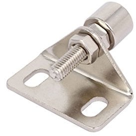 BABESA Door Stop,Skirting Board Buffer,Door Wedge Stopper,Dampening Bumper,40m_m Height Metal Right Angle Adjustable Magnetic Catch Door Holder Latch Stopper