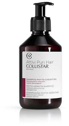 Collistar Phytokeratin-Shampoo, Intensive Restrukturierende Wirkung, Geschädigtes und Sprödes Haar, 250 ml
