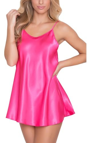 ZISTRCBAO Sexy Nachthemden Für Damen In Übergröße, Negligé, Sexy Nachtwäsche Für Damen, Seidenrobe, Dessous, Babydoll, Rosen-Nachthemd, Abgebildet, 5XL