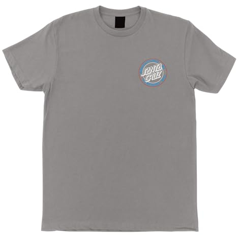 SANTA CRUZ Herren S/S Natas Sceaming Panther Skate Shirt, Mittelgrau, Klein