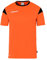 uhlsport Unisex Squad 27 Kurzarm Trikot, Fluo Orange/Schwarz, XL EU