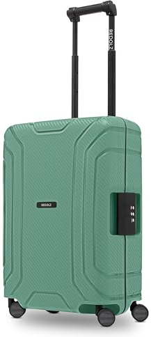 REDOLZ Hartschalen Kabinen-Koffer ohne Reißverschluss | 3-Punkt-Verschluss-System | Kleiner Trolley 40 x 20 x 55 cm aus hochwertigem Polypropylen Material | 4-Rollen & TSA-Schloss (Essentials 15)