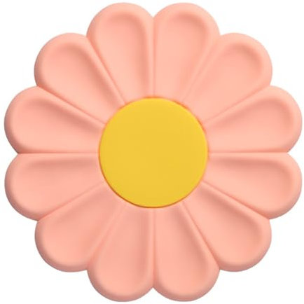 iSpchen Dessous de Plat en Silicone Support de Casserole, Coussinet en Silicone antidérapant résistant à la Chaleur pour la Cuisine Coussin Isolant en Silicone Lavable pour Pots Rose