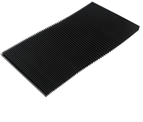 CNC Machine Guard dust Cloth Milling Machine Flexible Protective Rubber Accordion Pleats Shield Cover(200mm)