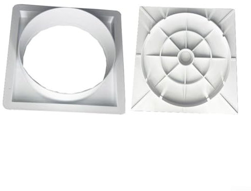 HEBEOT Tapa de skimmer para piscina, extensión de skimmer Collar y tapa superior para Medium Skimmer collar de extensión y tapa Skimmer Cap 25 x 21,5 cm