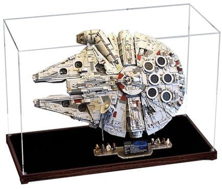 Acryl-Vitrine für Lego 75192 Deluxe Millennium Falke, staubdichte Box, Aufbewahrungsbox, transparente Box, Displaybox, kompatibel mit Lego 75192 (nur Hülle, kein Modell (Option 4)