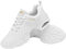 Hixingo Jazzschuhe Damen Cheerleader Schuhe Lace Up Tanzsneaker Damen, Transpirable Dance Schuhe Zumba Schuhe Damen für Yoga Fitness Gymnastik Training Schuhe 35-44