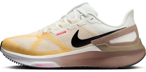 Nike Straßenlaufschuh Nike Structure 25 Straßenlaufschuh Für Damen, Summit White/Black-Mink Brown, DJ7884-110, 42 EU (W 10 US)