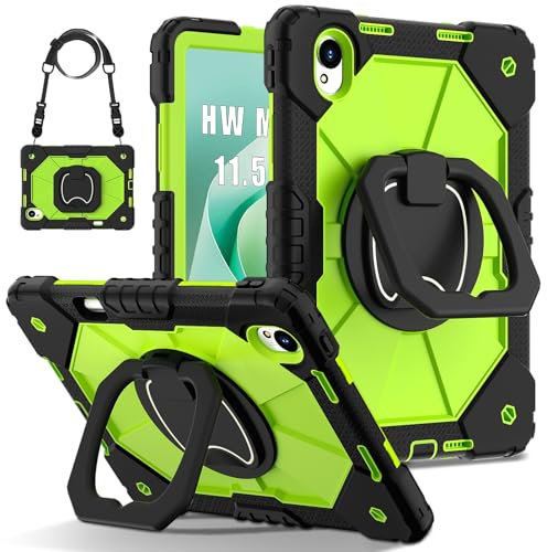 Viaggio con tablet Custodia Compatibile con Huawei MatePad 11.5S 11.5 pollici 2024, Cover Resistente Antiurto Robusta Protettiva 11.5 pollici Adatto ai Bambini con Kicktand Compatible with Huawei Mate