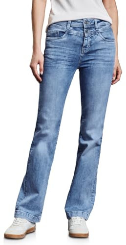 STREET ONE A378944 Vaqueros Acampanados, Azul Claro Aleatorio, 36W / 30L Mujeres