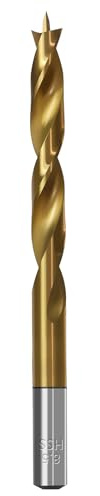 TIBOO DAY Brad Point Wood Drill Bits 8.5mm (21/64) Brad Point Drill | High Speed Steel, Double Flutes Design Metric Brad Point Drill Bits for Woodworking Soft & Hard Woods MDF Acrylic
