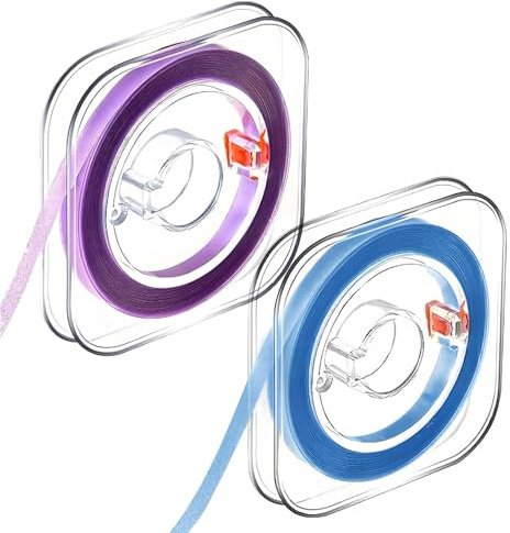 Zahn Schleifpapier Zahnzwischenräume,2 Rollen (Blau, Mittel & Lila, Grob) zum Polieren und Glätten von Zähnen zum Aufhellen und Glätten von Scharfen oder Abgebrochenen Stellen