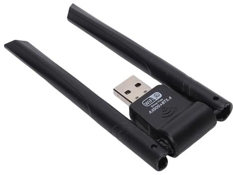 OPPWONG Adattatore USB WiFi Bluetooth, Adattatore Wireless WiFi 6 Dual Band 2.4G 5GHz 2 in 1, Dongle USB 900Mbps 286Mbps con Design Compatto, Ideale per Laptop Desktop