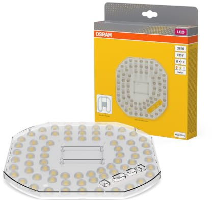 OSRAM DULUX LED SQ 18 W 2250 lm | DULUX LED SQ AC MAINS 4 PINS VALUE, LED Lamps, vit, 190 mm dia, 30000 h, 1-Pack