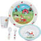 Brunner Melamin Kinder Geschirr Campinggeschirr Farm Boy 5tlg Antislip