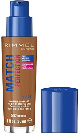 Rimmel London Match Perfection Foundation, Spf 20, 506 Deep Noisette