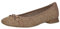 CAPRICE Damen Ballerinas Bast Elegant, Braun (Bark Comb), 41 EU