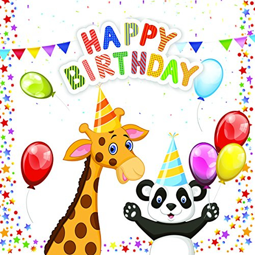 20 Servietten Tierischer Geburtstag als Tischdeko für Kinder zum Kindergeburtstag 33x33cm