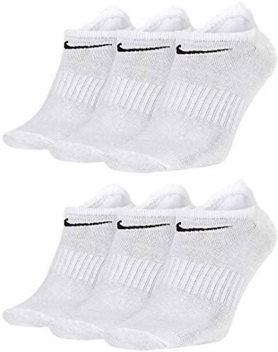 Nike Socken 6 Paar Sneakersocken Füßlinge Socken SX7683,6 Paar Weiss,34-38