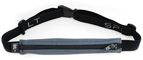 SPIbelt, Anthrazit mit schwarzem Reißverschluss, Einheitsgröße