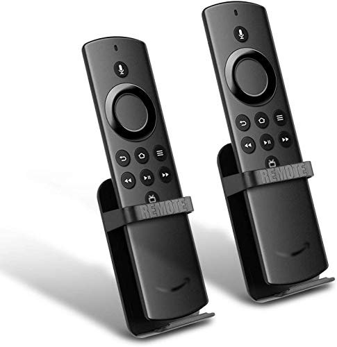 Fir TV Remote Holder Compatible with TV Stick Lite 2020 Release Control, TV Stick 4K / 1st and 2nd Gen TV Stick, TV Cube, Alexa Dot Voice Remote 2-Pack