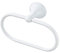 IMIKEYA Wand-Montiert Handtuch Ring Edelstahl Handtuch Haken Moderne Hand Handtuch Halter für Bad Küche Weiß