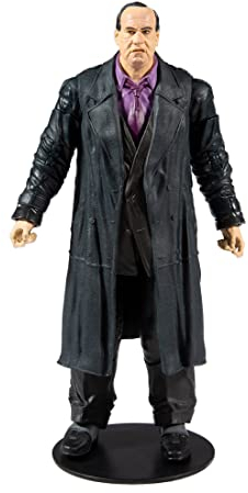 McFarlane Toys, 7-Inch DC Batman The Penguin Action Figure with 22 Moving Parts, Collectible DC Batman Movie Figure with Stand Base and Unique Collectible Character Card – Ages 12+