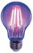 SYLVANIA Schwarzlichtlampe E27 LED | UV-Lampe | Retro Party blacklight A60