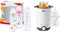 NUK First Choice+ Babyflasche im Set | 0–6 Monate | Temperature Control Anzeige | 300 ml | Anti-Colic-Ventil | BPA-frei | Silikon | 3 Stück | rosa Giraffe & Thermo 3 in 1 Flaschenwärmer, 1 Stück