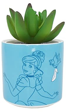 Disney Pot de Fleurs en grès, Bleu, 150 ML