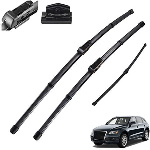 Juego De Escobillas Limpiaparabrisas Delanteras Y Traseras LHD Para Audi Q5 2008 - 2016 2017, Parabrisas, Ventana De 24 + 20 + 13 Limpiaparabrisas