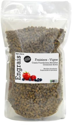Engrais fraisiers, vigne et petits fruits - Sachet 1 kg