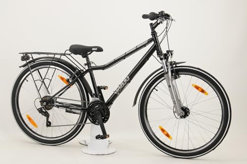 Yazoo Devil 2.6 26 Jungen/Jugend ATB Bike 21-Gang Shimano Kette Nabendynamo StVZO 26 Zoll 21 Gang Kettenschaltung schwarz