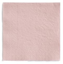 Sovie HORECA Cocktail-Servietten in Altrosa aus Tissue, 24 x 24 cm, 150 St. | 1/4 Falz, 3-lagig, 12x12cm gefaltet, Einwegservietten für Gastronomie, Events, Bar, Hochzeit & Tischdeko