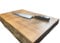 Urban Reclamation Waney Edge Oak Chopping Board - Live Edge Cutting Board - Handmade James Martin Style with Rubber Feet (45cm x 30cm x 4cm)