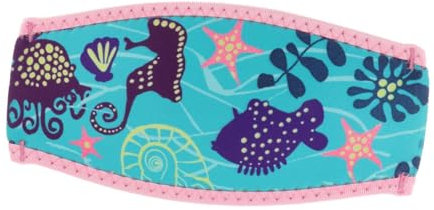 Baoblaze Neopren-Maskenbandabdeckung, Scuba-Maskenband, Haarschutzwickel, Leichter Wickelschutz, Tauchmaskenband zum Schwimmen, Blau