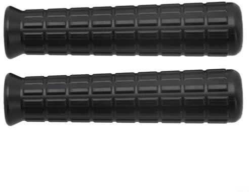 HEIBTENY 2 Stück Schubkarrengriffe | rutschfest | Gummigriffe für Schubkarren | schwarze Ersatzgriffe 114 x 12 mm, 114 x 16 mm, 114 x 20 mm, 122 x 30 mm, 122 x 32 mm(122 x 32mm)