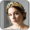 Evlry Griechische Göttin Stirnband Zubehör Blatt Gold Tiara und Krone für Frauen und Mädchen
