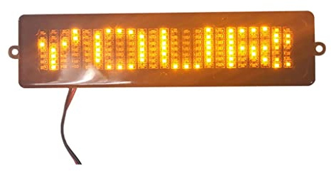 Programmierbare LED-Anzeige, Auto-Nachrichtenschild, Laufschrift-Anzeigetafel, programmierbar mit Fernbedienung, LED-Autobildschirm für die Heckscheibe des Autos, hohe Helligkeit und HD-Auflösung (F
