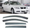 QiaoCL Windabweiser für BMW E90 2009-2012, halten Ihr Auto bei Regen belüftet, reduzieren Windturbulenzen, Regen- und Sonnenschutz