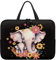 HUGS IDEA Housse pour ordinateur portable avec poignée pour ordinateur portable, sac fourre-tout pour tablette, sac à main d'ordinateur, Éléphant, 15 inch