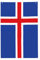 Flagge von Island, Hausflagge für Haus und Garten, dekorative Gartenflaggen, Outdoor-Dekorationen