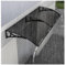 Chauffage pour la porte d'entrée, auvent de jardin pour la porte d'entrée, terrasse extérieure, protection solaire, pluie silencieuse, toit de marquise, auvent de porte et de fenêtre, store de