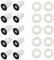 Reliapart 915269/915350 Vacuum Cleaner Dust Pods & Passion Fruit Scented Air Freshener Pods for Numatic Henry Quick Models (Pack of 10 x Dust Pods and 10 x Air Fresheners)
