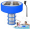 Nettoyeur De Piscine Solaire : Ioniseur D'eau Flottant, Purificateur Sans UV | Dispositif Ionisant À Base De Cuivre, Lumière De LED Multicolore, Filtration Sans Produits Chimiques