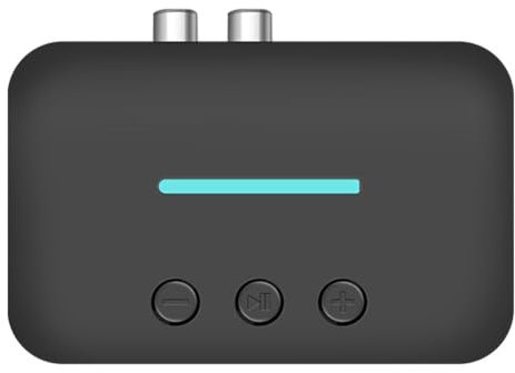 Pqahffowr Nueva versión 5.3 Receptor de audio Bluetooth U Disk reproducción de música antiguo adaptador Bluetooth estéreo a sin