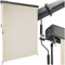 tectake® tenda da sole verticale a rullo, con manovella, protezione UV, impermeabile, resistente al vento, frangivista balcone, terrazzo, fissaggio a parete, privacy - Beige, 140 x 250 cm