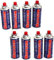 KURIL Pack 8 Cartuchos de Gas Butano BUTSIR B-250 – 227 g – Válvula Autosealable – Compatible con Cocinas Portátiles y Hornillos – Camping, Outdoor o Emergencias