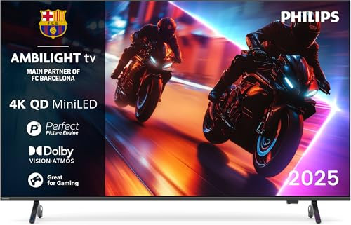Philips MLED910 - 4K QD Mini LED Ambilight TV 85